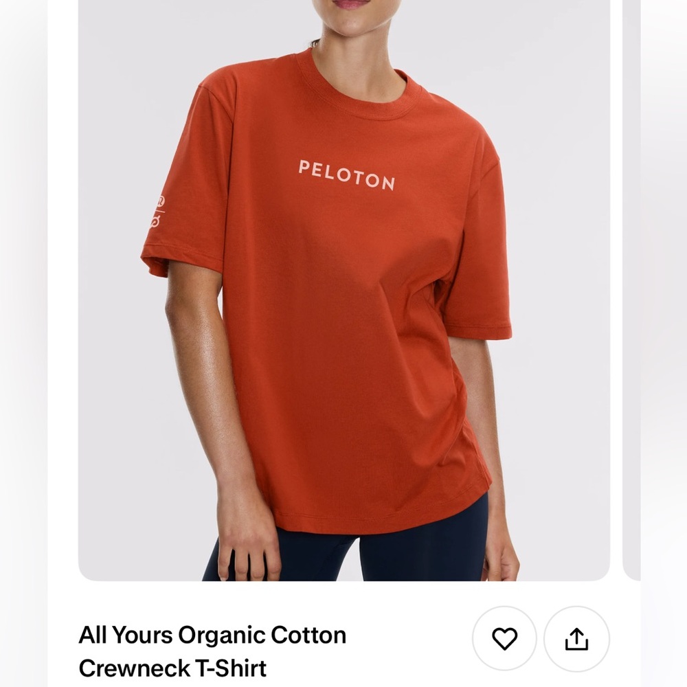 Lululemon NWT peloton women’s all yours organic cotton t-shirt